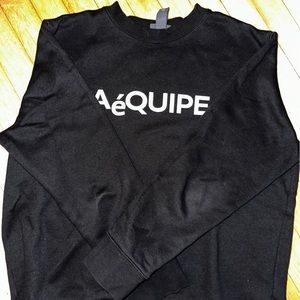 H&M graphic Crewneck - XL - BLACK